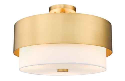 Counterpoint 3 Light Semi Flush in Modern Gold (495SF18-MGLD)