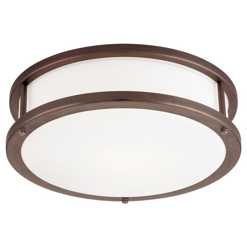 Conga Bronze Flush Mount (50081-BRZ/OPL)