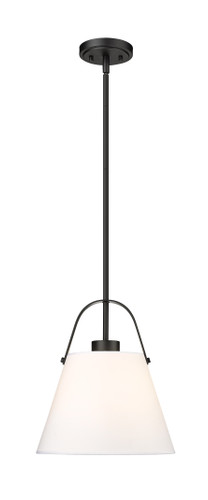 Z-Lite Z-Studio 1 Light Pendant in Matte Black (743P12-MB)