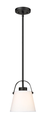 Z-Studio 1 Light Pendant in Matte Black (743P8-MB)