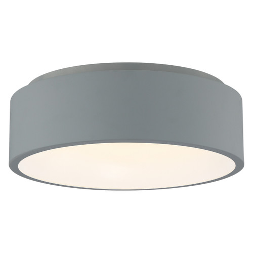 Radiant Gray Dual Voltage LED Flush Mount (50941LEDD-GRY/ACR)
