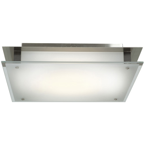 Vision Brushed Steel LED Flush Mount (50032LEDD-BS/FST)