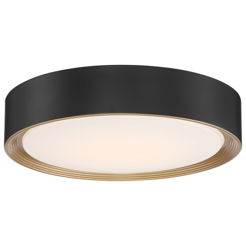 Malaga Matte Black LED Flush Mount (49970LEDD-MBL/ACR)