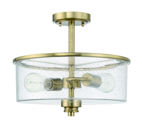 Bolden 2 Light Convertible Semiflush in Satin Brass (50552-SB)