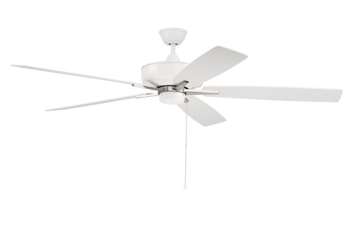 Super Pro 60 60" Indoor Fan White/PN w/White/Washed Oak Blades (S60WPLN5-60WWOK)