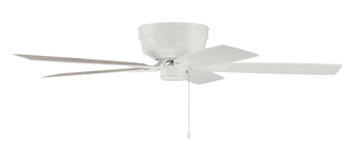Pro Plus Hugger 52" Indoor Fan in White w/ White/Washed Oak Blades (PPH52W5)