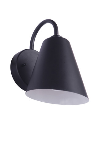 Point Clear 1 Light Small Outdoor Wall Lantern in Midnight (ZA5004-MN)