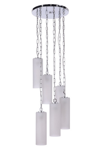 Myos 6 Light Pendant in Chrome (57996-CH)