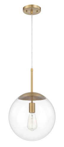 Gaze 1 Light 12" Pendant in Satin Brass (56892-SB)