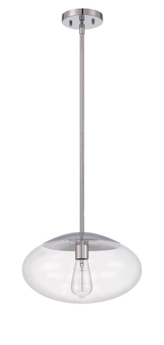 Gaze 1 Light 14" Pendant in Chrome (56894-CH)