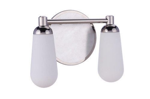 Riggs 2 Light Vanity in Brushed Polished Nickel/Polished Nickel (13112BNKPLN2)