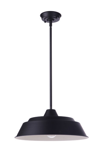 Landmark 1 Light 9" Outdoor Pendant in Midnight (ZA5501-MN)