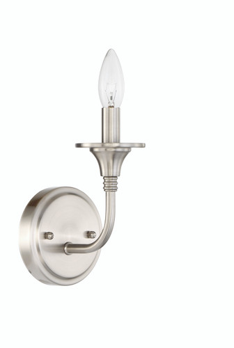 Jolenne 1 Light Wall Sconce in Brushed Polished Nickel (57061-BNK)