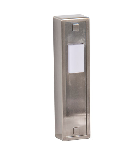 Surface Mount LED Lighted Push Button in Antique Nickel (PB5014-AN)