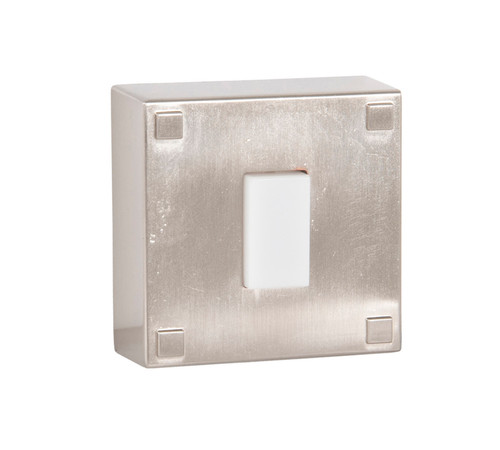 Surface Mount LED Lighted Push Button in Brushed Polished Nickel (PB5015-BNK)