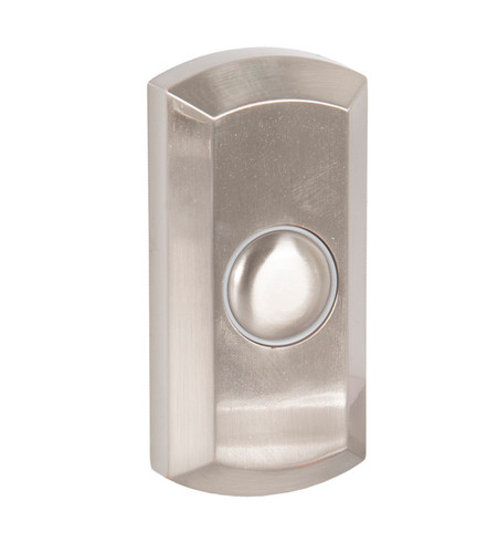 Surface Mount LED Lighted Push Button in Brushed Polished Nickel (PB5012-BNK)