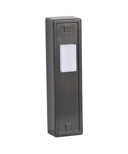 Surface Mount LED Lighted Push Button in Bronze (PB5014-BZ)