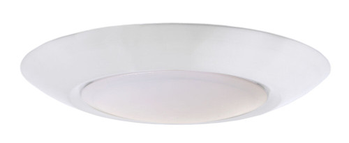 Slim Line 1 Light 6" LED Flushmount in White (7" Overall Diameter, 4000K) (X9007-W-LED-4K)