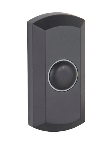 Surface Mount LED Lighted Push Button in Flat Black (PB5012-FB)