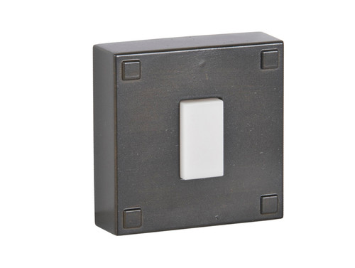 Surface Mount LED Lighted Push Button in Bronze (PB5015-BZ)