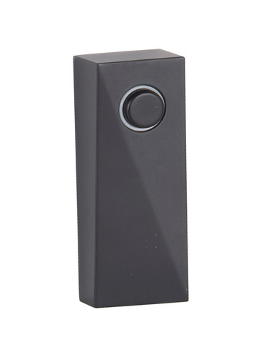 Surface Mount LED Lighted Push Button in Flat Black (PB5010-FB)