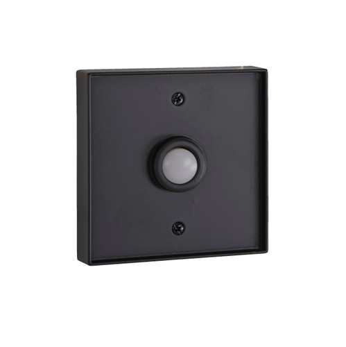 Recessed Mount LED Lighted Push Button in Black (PB5016-FB)