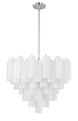 Addis 12 Light Polished Chrome Chandelier (ADD-312-CH-WH)