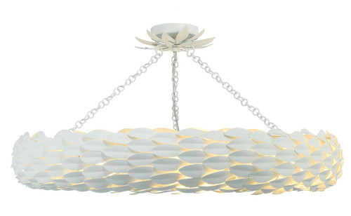 Broche 8 Light Matte White Ceiling Mount (538-MT_CEILING)