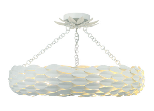 Broche 6 Light Matte White Ceiling Mount (536-MT_CEILING)