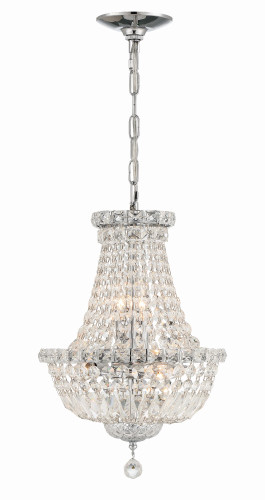 Roslyn 5 Light Polished Chrome Mini Chandelier (ROS-A1006-CH-CL-MWP)