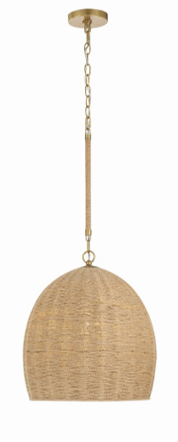 Jace 1 Light Soft Gold Pendant (JAC-10500-SG)