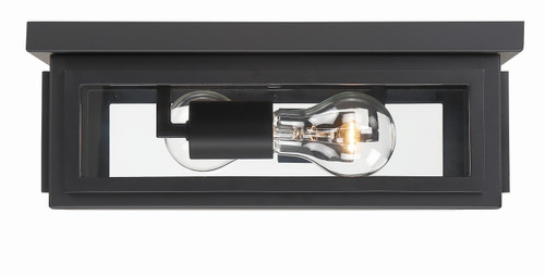 Byron 2 Light Matte Black Outdoor Ceiling Mount (BYR-80100-MK)