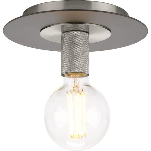 Trimble Collection One-Light Brushed Nickel 8" Flush Mount (P350247-009)