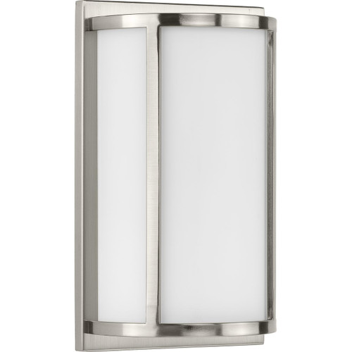Parkhurst Collection Two-Light Brushed Nickel Etched Glass New Traditional Wall Sconce (P710111-009)