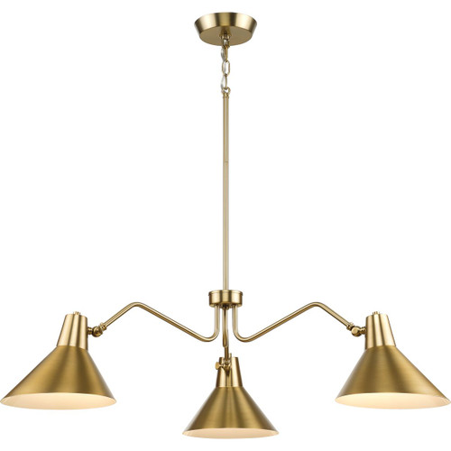 Trimble Collection Three-Light Brushed Bronze Chandelier (P400309-109)
