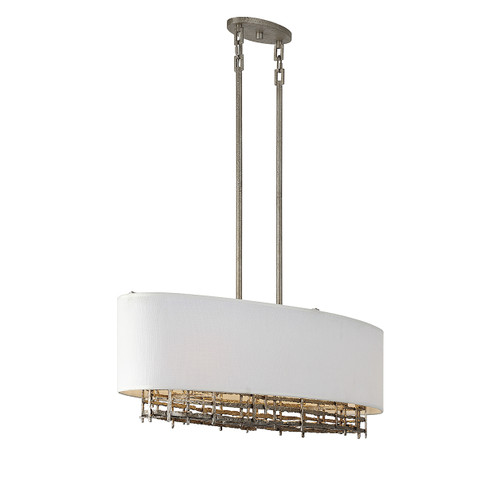Cameo 4-Light Linear Chandelier in Campagne Luxe (1-1065-4-10)
