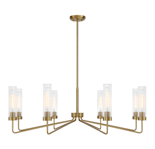 Baker 8-Light Chandelier in Warm Brass (1-8860-8-322)