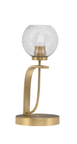Cavella Accent Lamp In New Age Brass Finish With 5.75" Smoke Bubble Glass (39-NAB-4102)