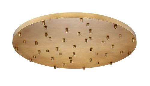 Multi Point Canopy 27 Light Ceiling Plate in Rubbed Brass (CP3627R-RB)