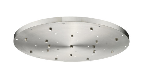 Multi Point Canopy 27 Light Ceiling Plate in Brushed Nickel (CP3627R-BN)