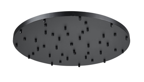 Multi Point Canopy 27 Light Ceiling Plate in Matte Black (CP3627R-MB)