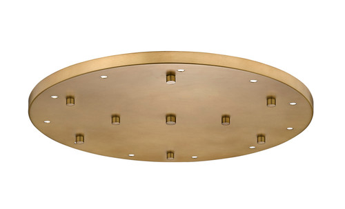 Multi Point Canopy 11 Light Ceiling Plate in Rubbed Brass (CP2411R-RB)