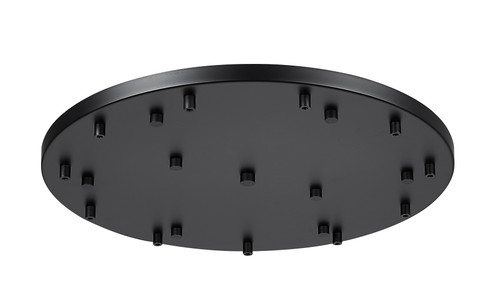 Multi Point Canopy 11 Light Ceiling Plate in Matte Black (CP2411R-MB)