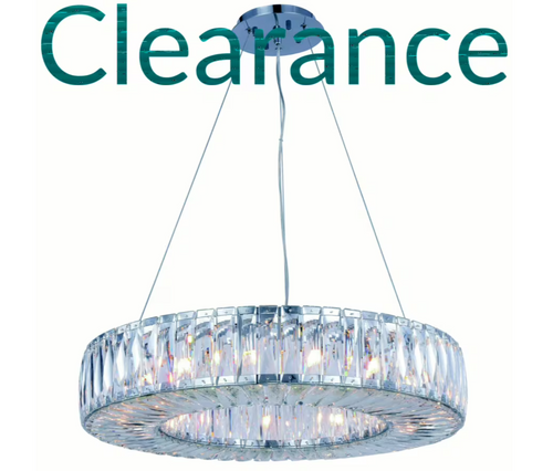 Cuvette 15 Light Chrome Chandelier Clear Royal Cut Crystal (2116D26C/RC)