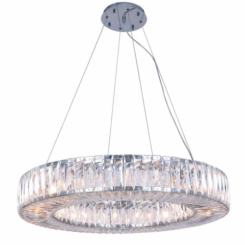 Cuvette 20 Light Chrome Chandelier Clear Royal Cut Crystal (2116D32C/RC)