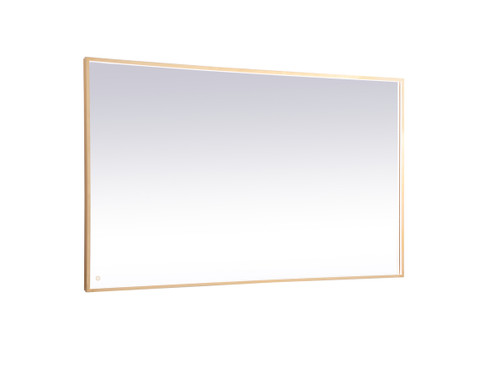 Pier 42X72 Inch Led Mirror With Adjustable Color Temperature 3000K/4200K/6400K In Brass (MRE64272BR)
