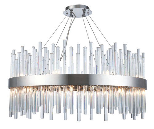 Dallas 18 Light Chrome Chandelier Clear Royal Cut Crystal (3000D32C)