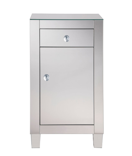 1 Drawer 1 Door Cabinet 18 In. X 12 In. X 32 In. In Clear Mirror (MF6-1035)