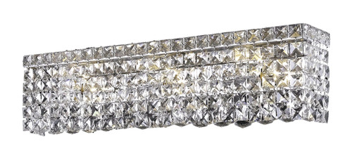 Maxime 3 Light Chrome Wall Sconce Clear Royal Cut Crystal (V2033W18C/RC)