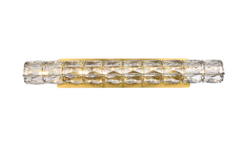 Valetta 30 Inch LED Linear Wall Sconce In Gold (3501W30G)